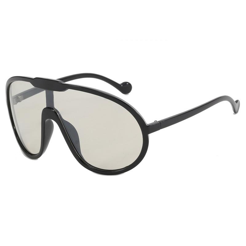 New Big Pilot Women Sunglasses Fashion Oversized One-Piece Lenses Men Sun Glasses Outdoor Summer Driving Shades