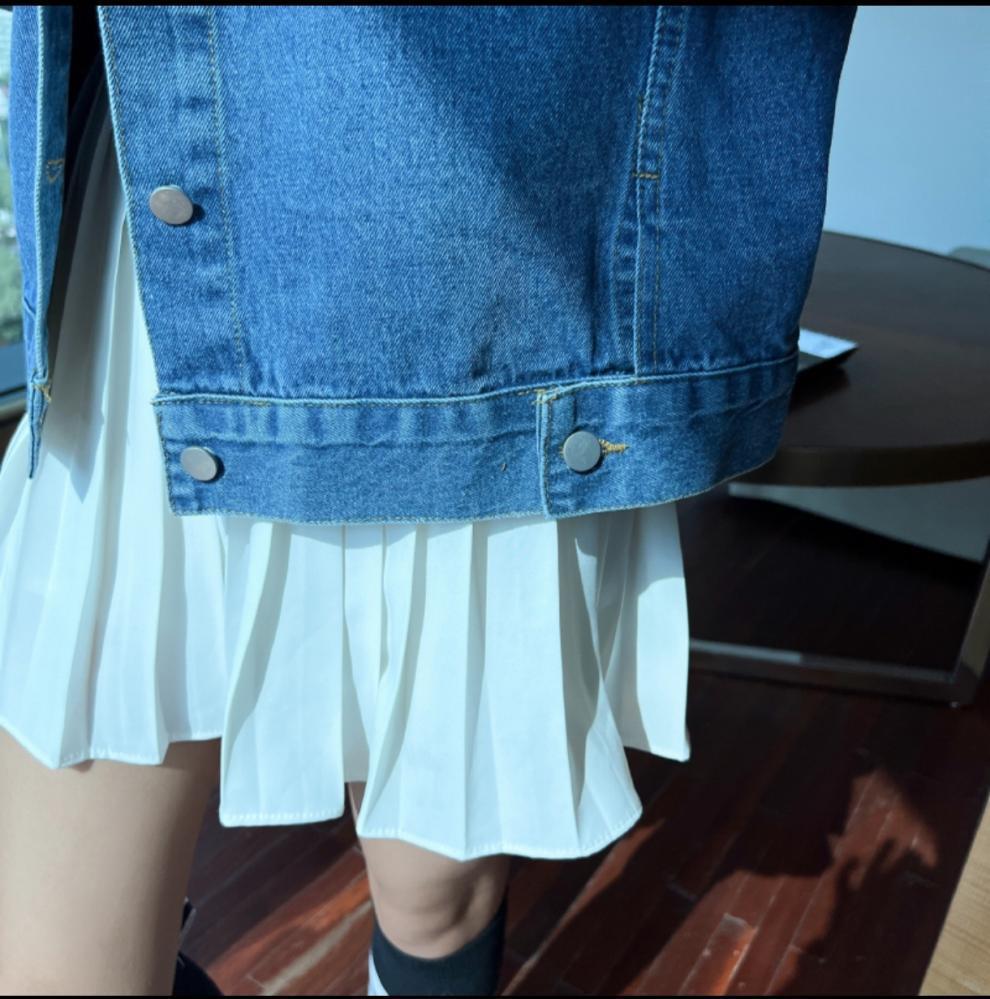 Korean Style Embroidered Loose Denim Jacket for Autumn/Winter