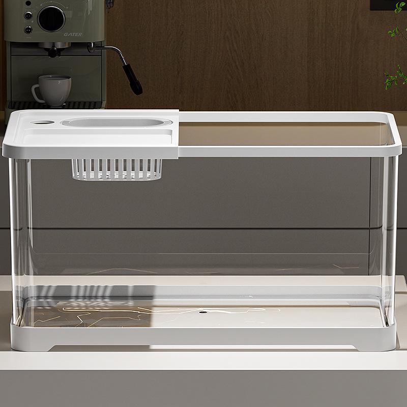 Stolní akvárium s vysokou průhledností, ekologickým filtrem a okysličováním