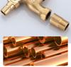 Premium Copper 4-Point Dual Outlet Washing Machine Faucet for Household Use