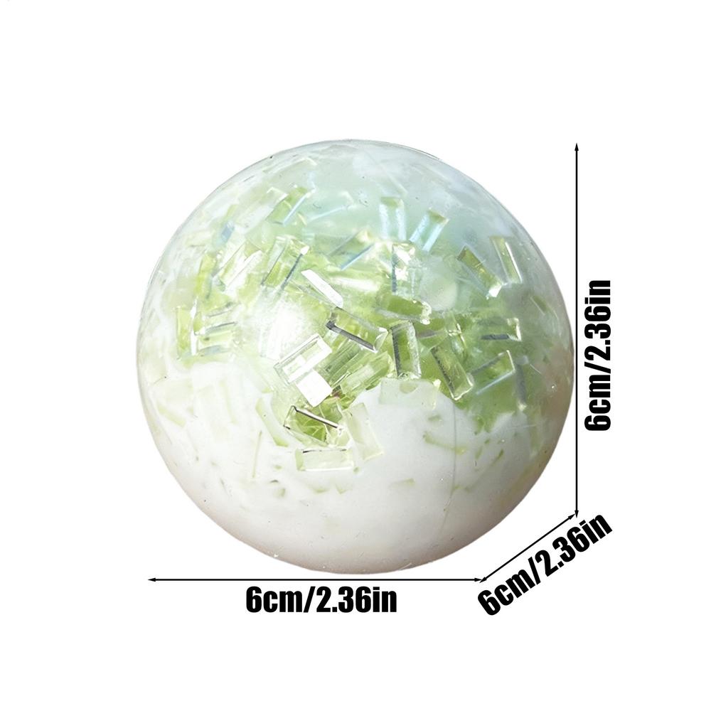 Squishyed Slow Rising Broken Ice Handmade Ball Stress Relief Sensory Fidget Toy For Anxiety Adhd
