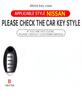 5 Button Zinc Alloy Car Key Case for Nissan Patrol Versa Maxima Altima Rogue Armada Sentra Murano Leaf Sunny X-Trail Qashqai