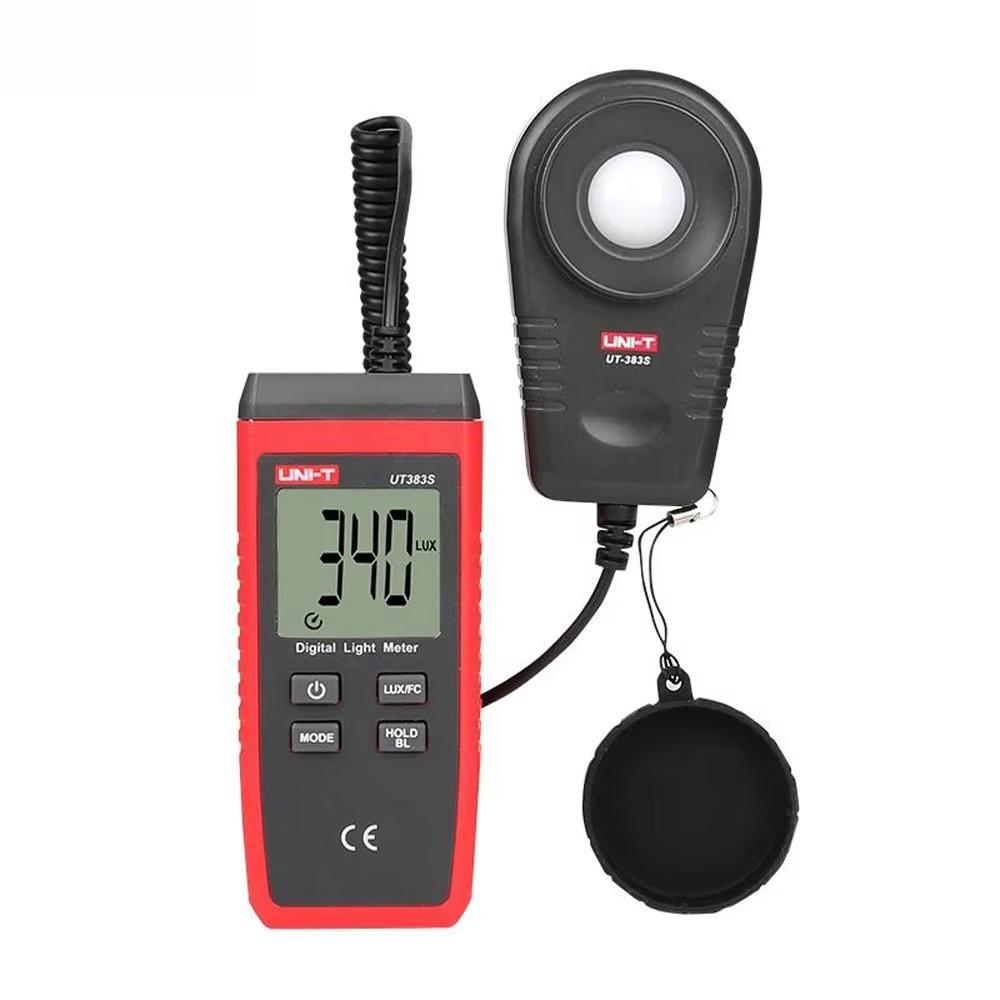 UNI-T UT383S Light Meter Luxmeter Digital 200,000 LUX Luminance Lux Fc Test Max Min Illuminometers Professional Photometer