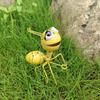 Large Ant Ornament Iron Decorative Ant Sculpture with Bright Colors Rust-Resistant