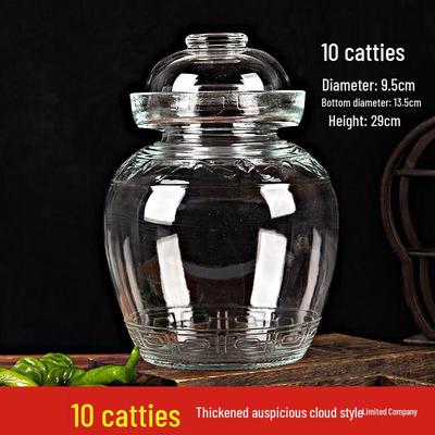 Pote Grande de Vidro para Kimchi Sichuanês ZISIZ