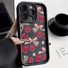 Ins Style Small Cherry Phone Case for Samsung Galaxy S26 S25 S24 S23 S22 Ultra Plus FE A16 A36 A56 A52 A53 A35 A55 5G Soft Cover