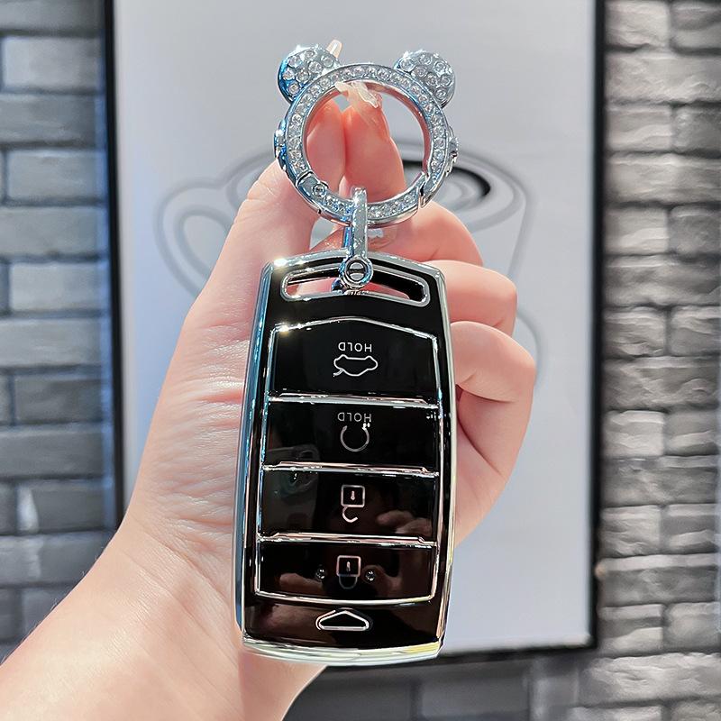 Tpu Car Remote Key Case Cover Protect Shell Fob For Hyundai  Genesis G70 G80 Eq900 G90 3 4 Bottons Accessories