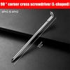 L-shaped Double Head Screwdriver, High Torque Mini Small Cross Screwdriver, High Hardness Double Head Screwdriver