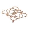 Loewe 111.27.027 Brosche pink/Roségold Metall Damen