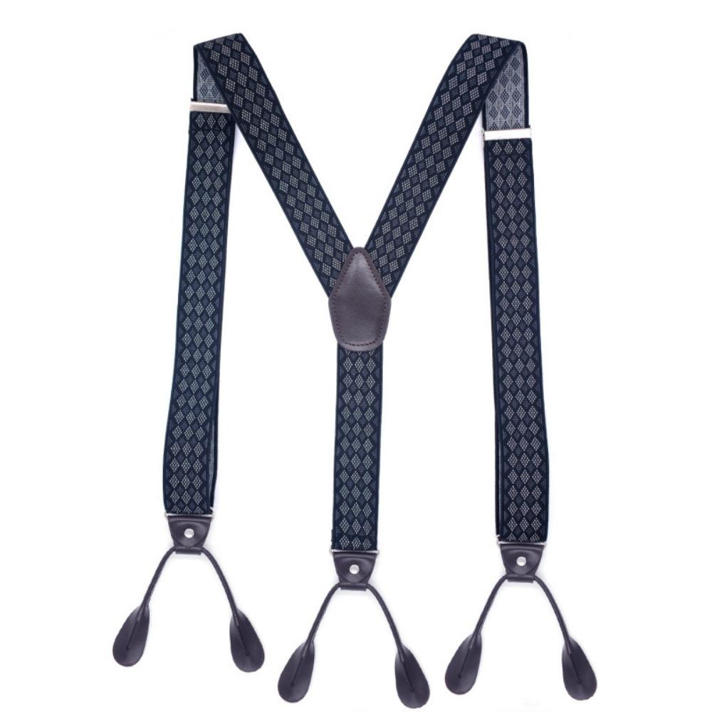 Multiple Styles Y-Back Suspenders Heavy Duty Button End Suspenders Elastic Suspenders Women