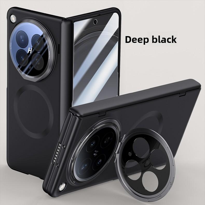 For OPPO Find N6 Case Luxury Hard Skin Magsafe Magnetic Lens Stand Protective Back Cover Case For Find N6 Full Cover Phone Shell
