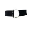 4cm Chic Adjustable Decorative Waist Belt With Gold Round Buckle For Fashion Womens