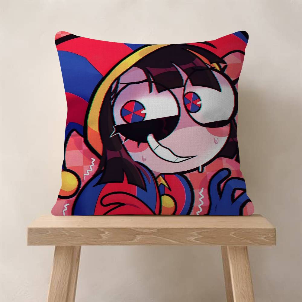 Anime The Amazing Digital Circus Kissenbezug Kissenhülle Kissenbezug Wohnzimmer Sofa Heimdekoration