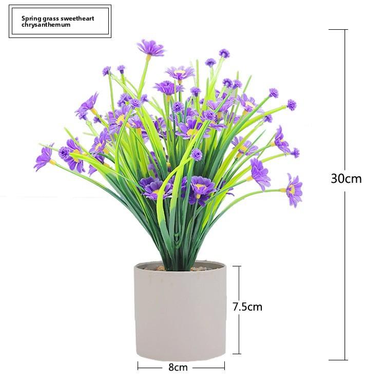 Artificial Plant Decor With Plastic Craft For Home Office And Indoor Spaces