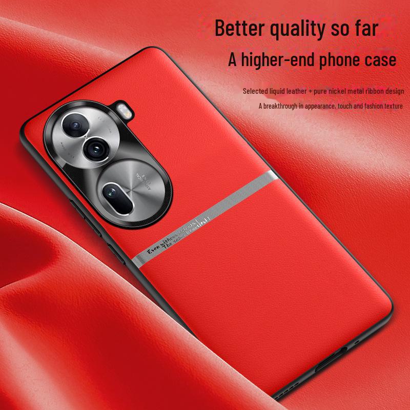 Liquid Leather Case for OPPO Reno11: Durable, Anti-Fall, Anti-Fouling Protective Cover