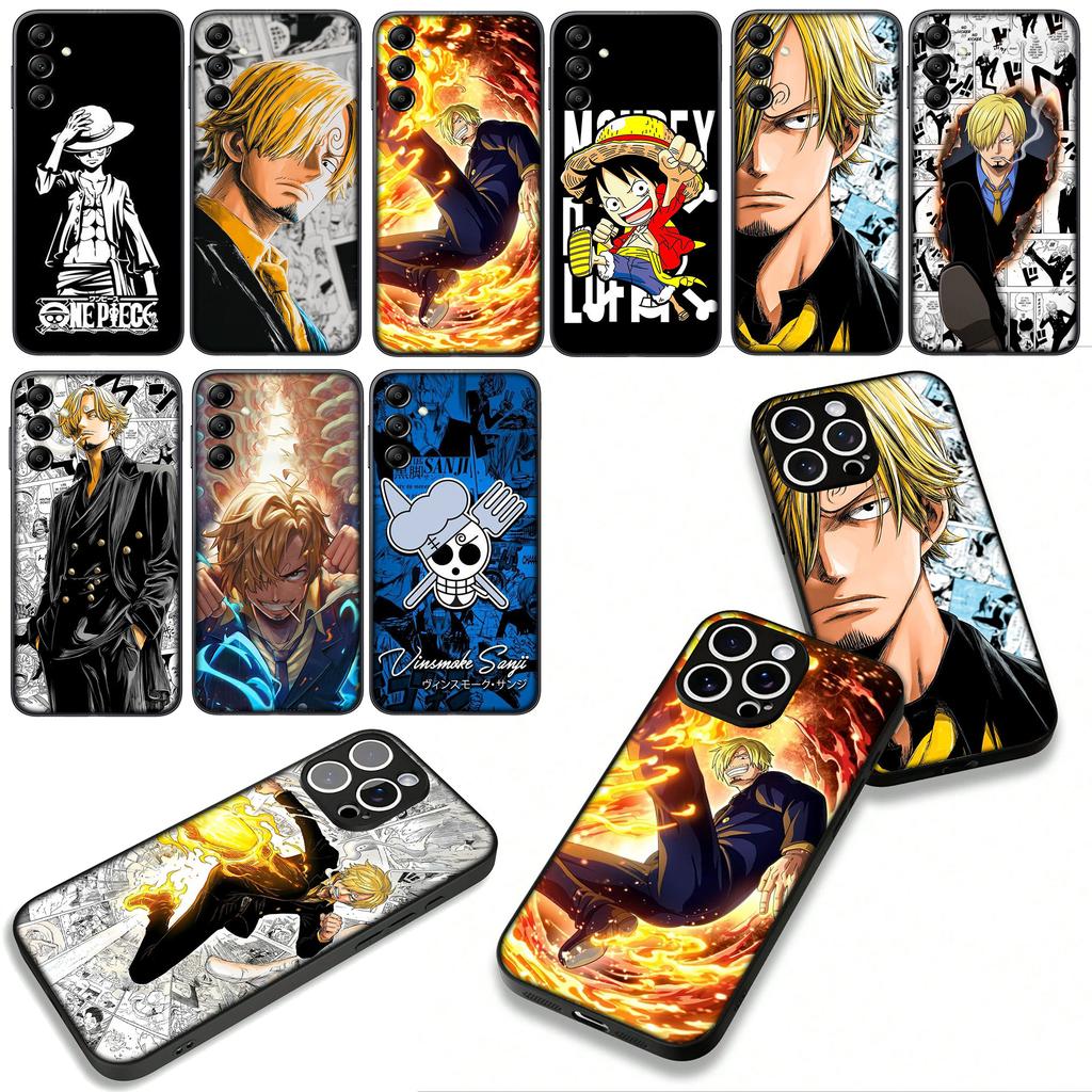 Wallpaper Sanji One Piece Luffy Case for Motorola Moto G54 G05 G24 G45 G55 G75 G85 G15 G57 G86 Power Edge 50 30 Fusion Neo Pro