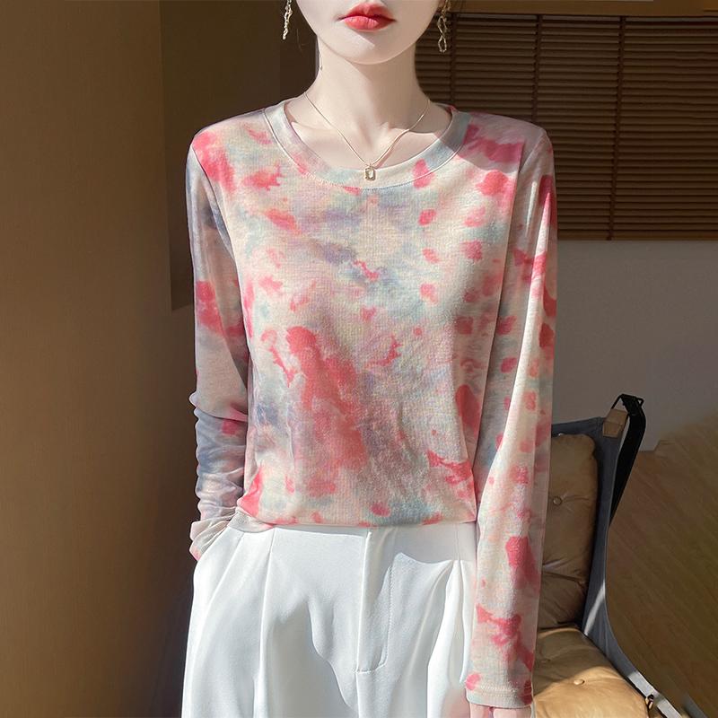 

Жіночий літній легкий пуловер - 50% суміші шовку та поліестеру, дихаючий повсякденний светр XXL рожевий