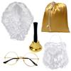 Santa Costume Adult Unisex Christmas Roleplay Outfit Festive Party Stage Performance Wear