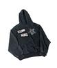 Rock Star Vintage Washing Hoodie ((Washed Black))