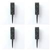 2PCS Cemetery Vase Plastic Cemetery Vase Decorations Gravestone Grave Yard Ground Outdoor Flower Marker Home Decorations