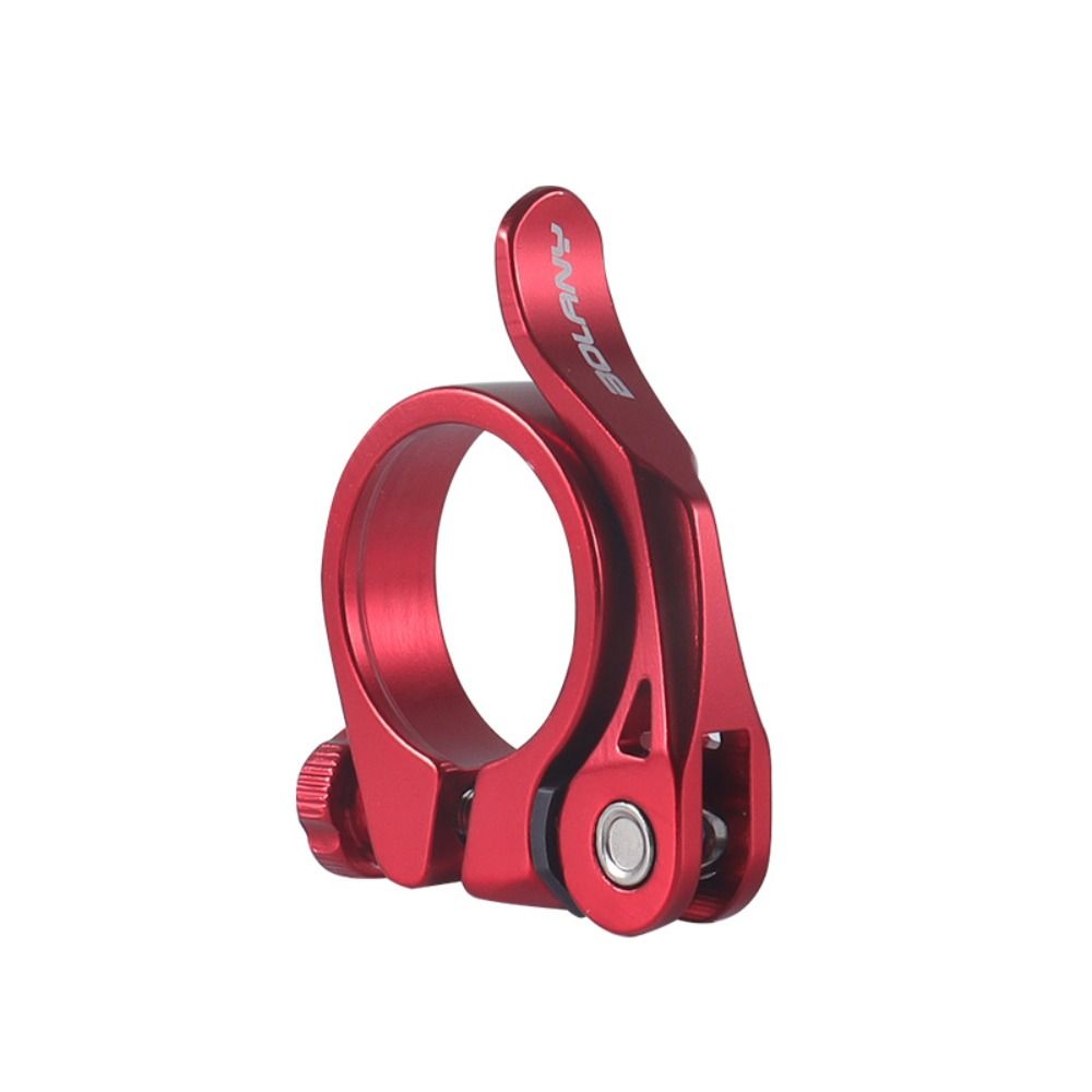 1pc Aluminium Bike Canoe Saddle Collar Bolt Wear-resistant Ultralight Quick Release Clamp  Seat Post