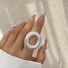 DIEZI Hip Hop Punk Irregular Metal Rings For Women Men Fashion Geometric Gold Silver Color Knuckle Joint Ring Jewelry 2025 New