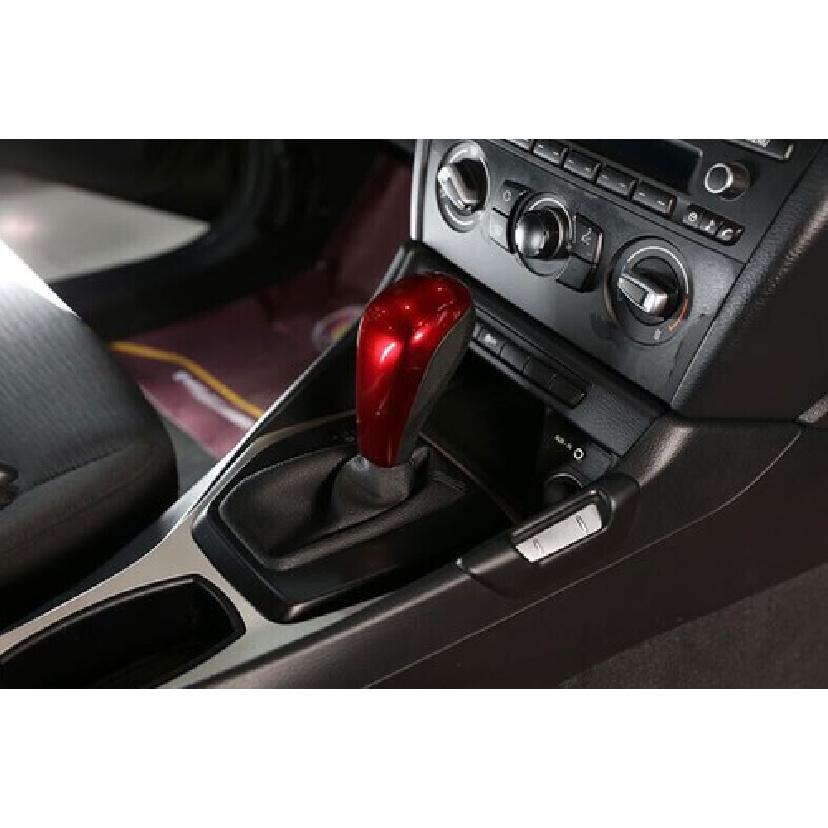For BMW 3-Series E90 2005-2011 2012 ABS Red Console Gear Shift Knob Cover Trim