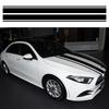 car hood front cover truck accessories 2PCS Fashion sports car fringe pattern car sticker DIY adornment modelling vinyl