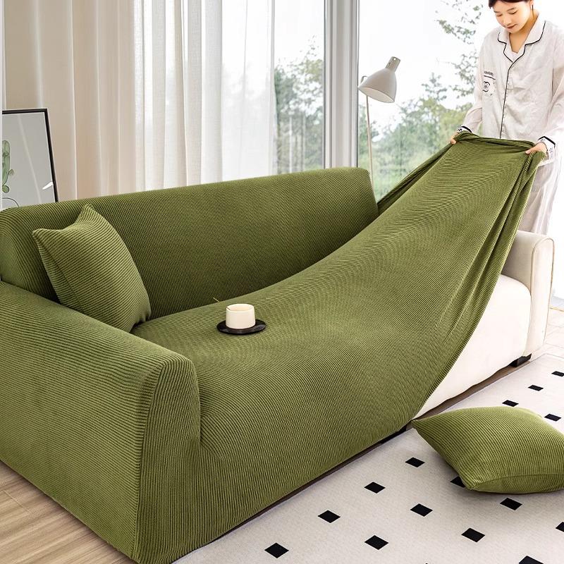 All-Season Non-Slip Corduroy Sofa Cover