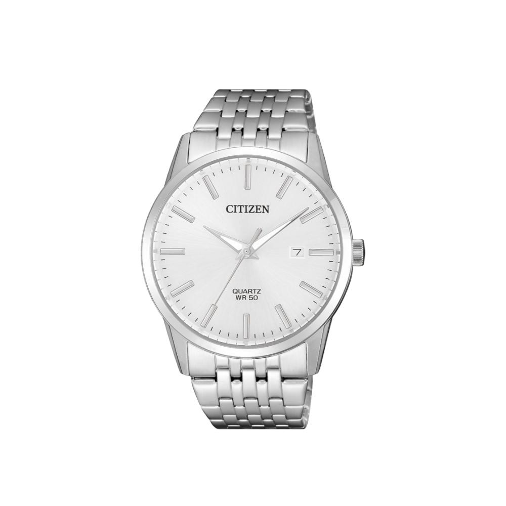 

Citizen Quartz 39 мм Нержавеющая сталь Белый Серебристый