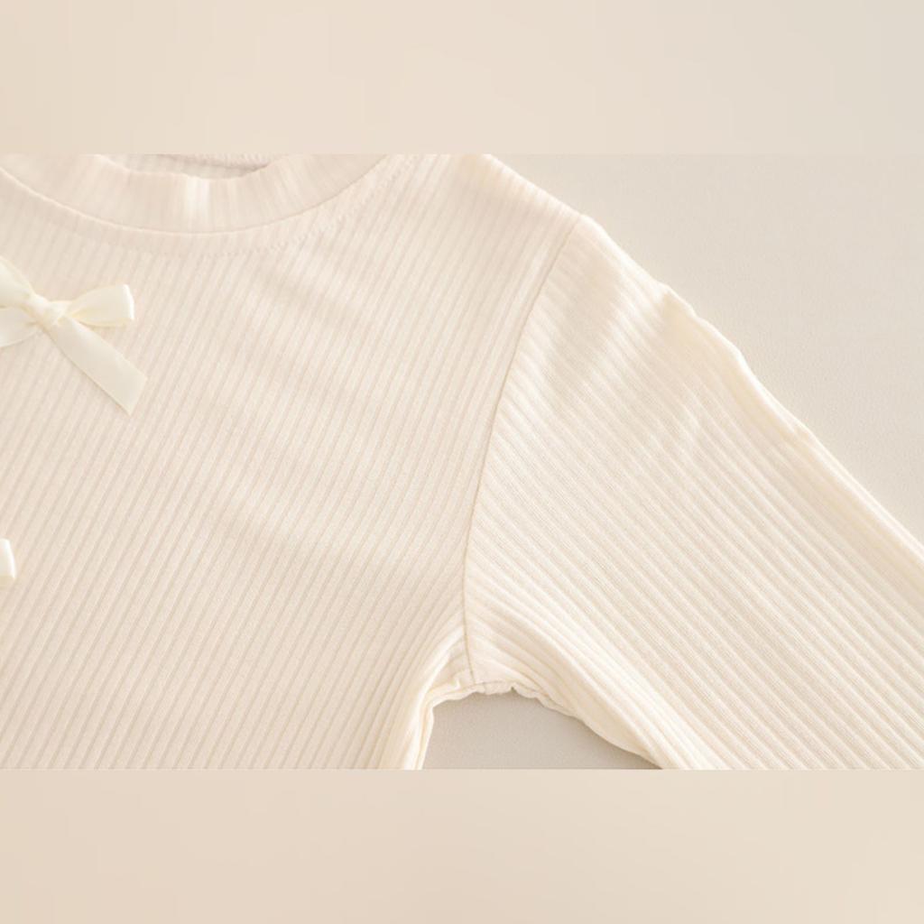 Kids Casual Long-Sleeve Set, Comfortable Daily Wear Outfits