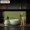 Creative Starry Sky Dot Tea Set Complete Set Japanese Matcha Whisk Set Kit Tea Brush Stand Tea Ordering Tools Kitchen Supplies