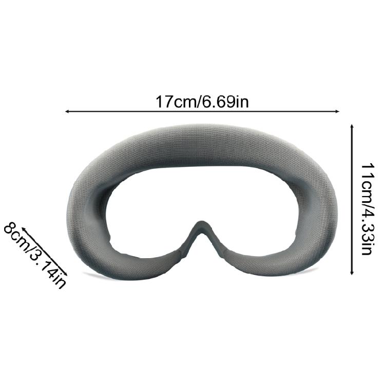 Silicone Eye Mask Covers Pad for 4 VR Headsets Breathable Anti-sweat Light Eye Covers for 4 VR
