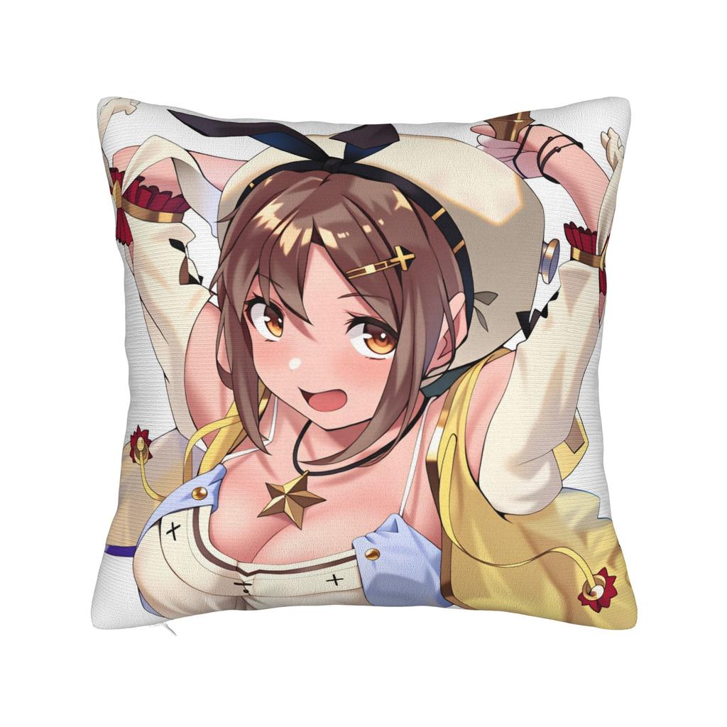 Game Atelier Ryza Pillow Cover  Cute Funny Pillow Case For Sofa Home Decor Print Cushion Cover Gift