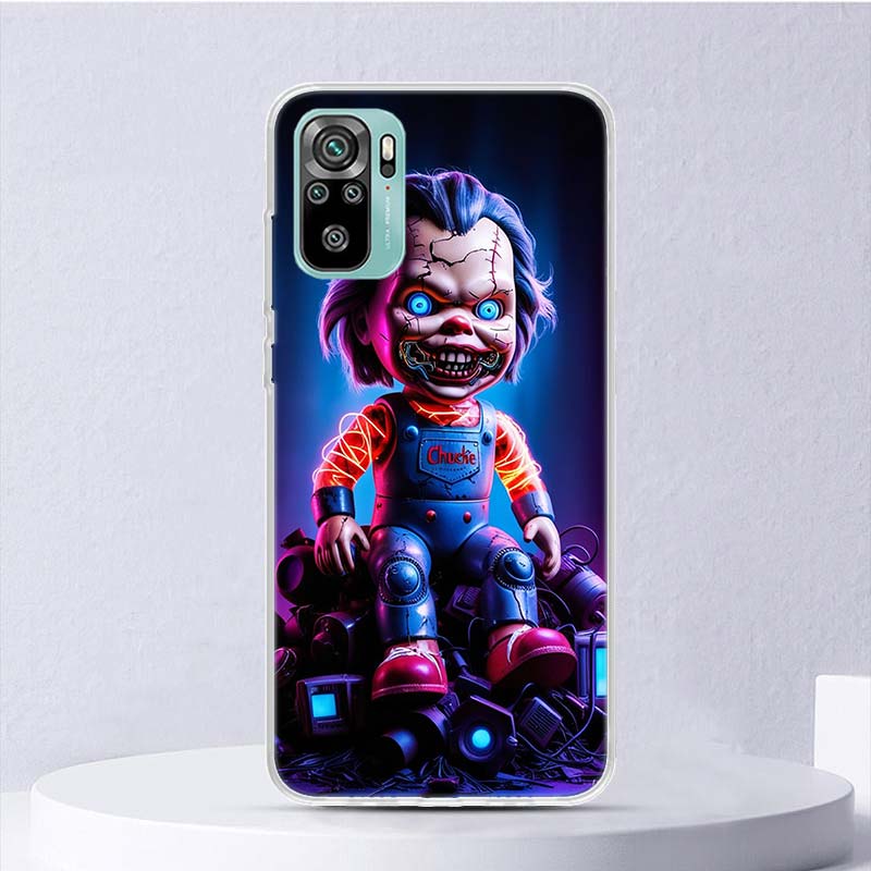Chucky Doll Horror Movie Soft Case For Xiaomi Redmi 14C 13C 13 12C 12 10C 10 9A 9C 9T 9 Phone Cover 8 8A 7 7A 6 6A K80 K70 K60 K