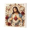 Decorative Placement Project with Display Frame, Religious DIY Artwork Set for Reflective Indoor Display Artwork