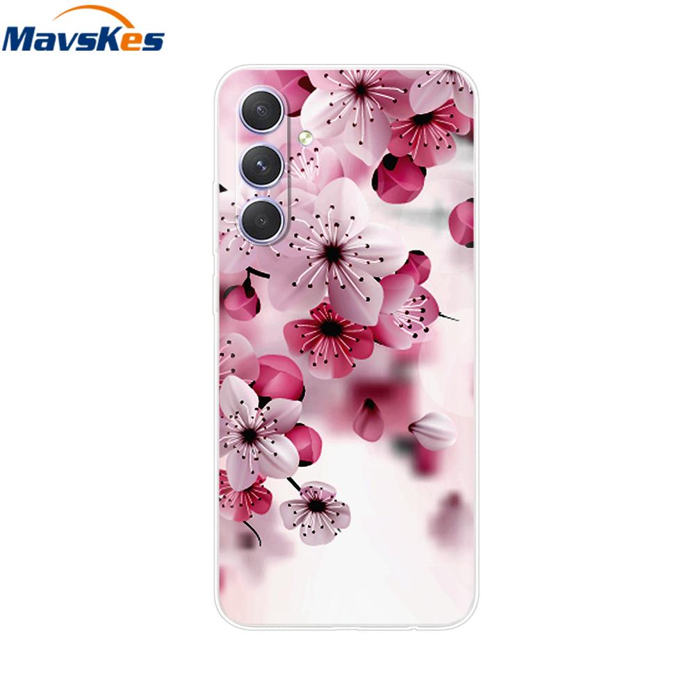 Shockproof Clear Silicone Soft Phone Back Case For Samsung Galaxy A55 5G SM-A556V A 55 Cases Cover Coque Shell Bags Mask Fundas