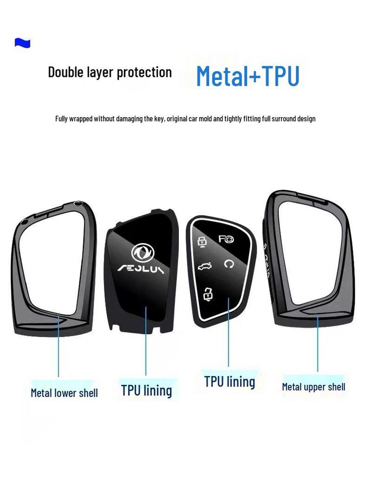 Dongfeng Fengshen L7 Key Case: AEOLUS HaoHan & HaoJi Shell SKY EV01 Key Fob Cover.