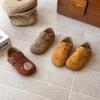 2026 Trendy Korean Style Cartoon Suede Leather Shoes for Toddlers - Cute Spring & Autumn Birkenstock-Inspired for Boys & Girls