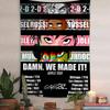 Retro Gorillaz Poster Musikdrucke Gedruckte Große Wandteppiche Hängend Tarot Hippie Wandteppiche Schlafsaal Günstig Hippie Wandbehang