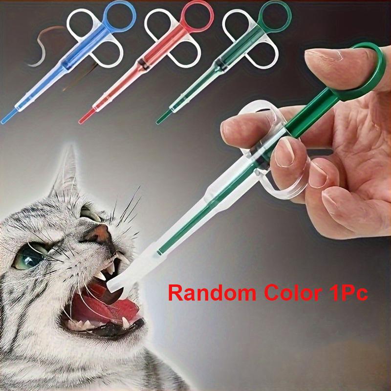 

Pet Pill Dispenser Suitable for Cats Dogs Medicine Syringe Oral Tablet Feeder Simple Pet Pill Pusher Includes 2 Soft Tip Options