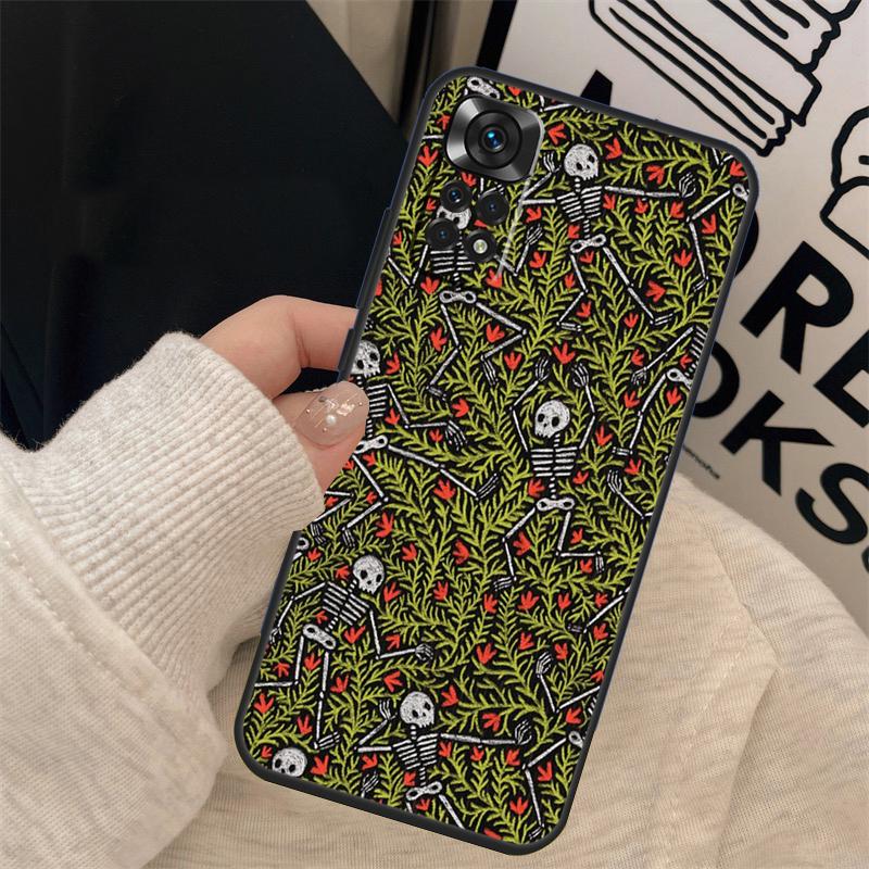 Bones Skeleton Case For Xiaomi Redmi Note 12 Pro 11 Pro 8 9 10 Pro Note 12S 10S 11S 10A 9C 10C 12C Cover