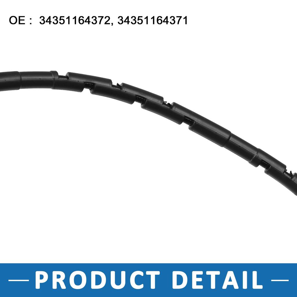 A ABSOPRO Front Rear Brake Pad Electronic Wear Sensor 34351164372 34351164371 B MW 325i 2001-2005 2 PCS