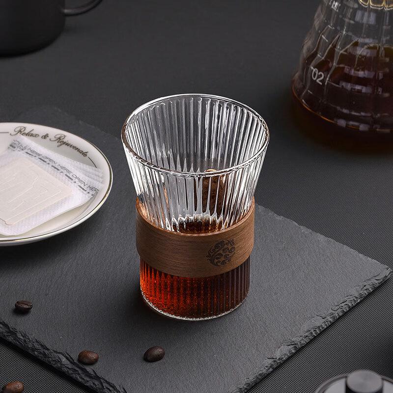 CLITON Japanese Style Glass Coffee & Tea Cups