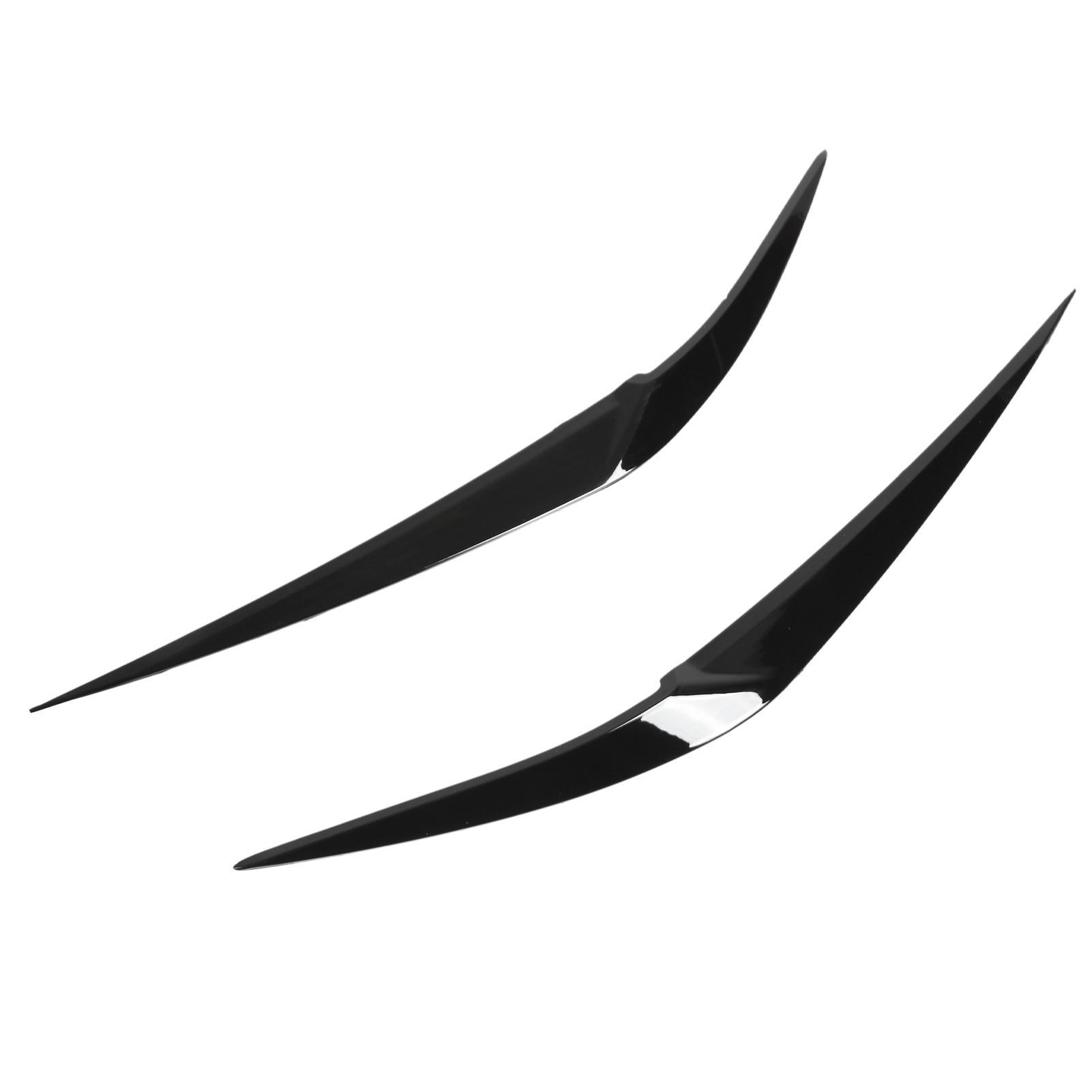 

Pair Car Hdlight Eyebrows Front Left Right Trim Exterior Decoration Replacement for X1 F48 2015+(Carbon )