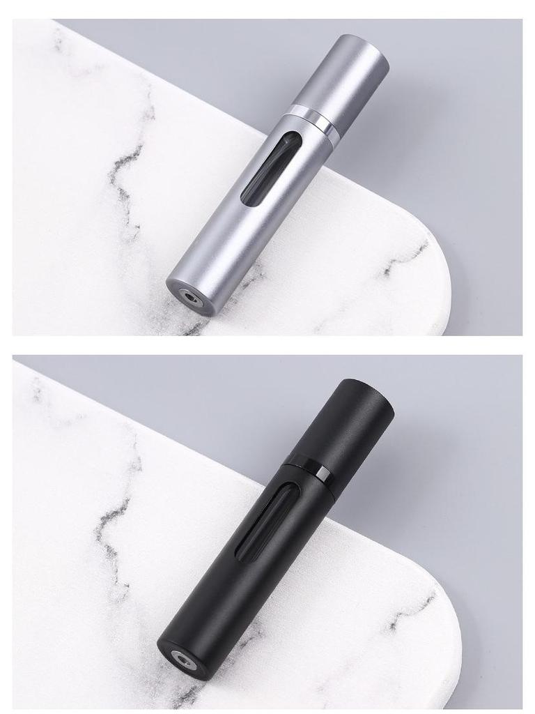 8ml Refillable Travel Perfume Bottle - Large Capacity Glass Spray with Bottom Filling