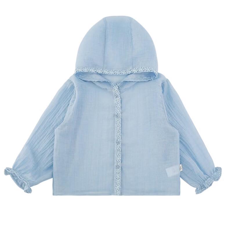 Kids  Summer Lightweight Hooded Sun Protection Jacket 110 cm