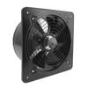 Industrial Air Extractor 12inch Lower Noise Window Ventilation Fan for Kitchen Black
