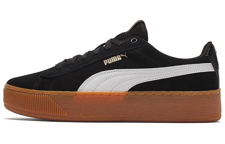PUMA Vikky Platform  Black And White  Women s 363287-10 35.5