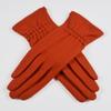 [BYSIFA] Winter Cashmere Wool Gloves Women New Soft Elegant Mittens Gloves Top Grade Thick Warm Touch Screen Ladies Gray Gloves